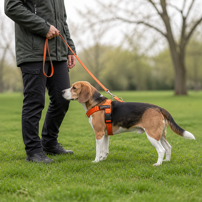 Personalized Reflective No-Pull Dog Harness with Custom Name Patch
