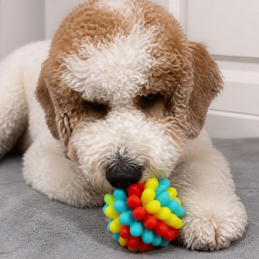 Colourful Bumpy Dog Chew Ball