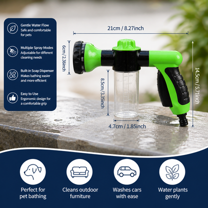 Pet Shower Sprayer with Gentle Water Flow for Easy Dog Bathing