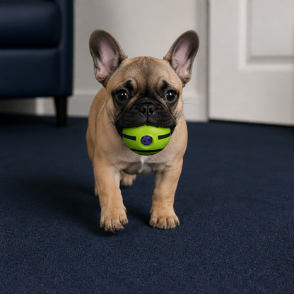 Interactive Squeaky Wobble Dog Ball – Durable Self-Play Toy