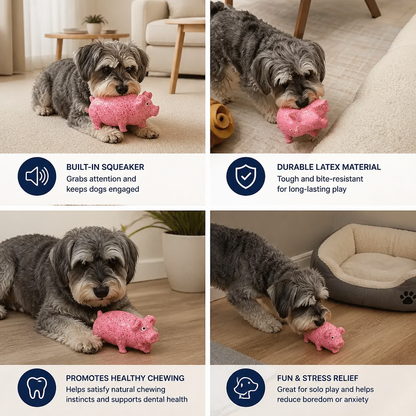 Durable Funny Sound Animal Dog Toy – Durable Latex Squeaky Chew Toy