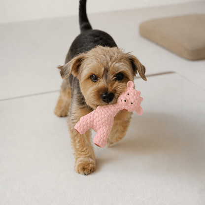 Interactive Squeaky Giraffe Toy for Dogs