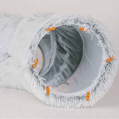 Cat Plush Tunnel Play Bed