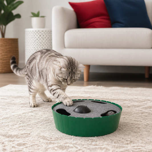 Interactive Hide & Seek Mouse Cat Toy