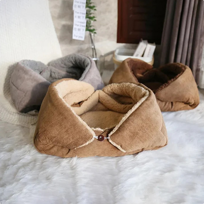 2-in-1 Cozy Bed and Blanket for Cats