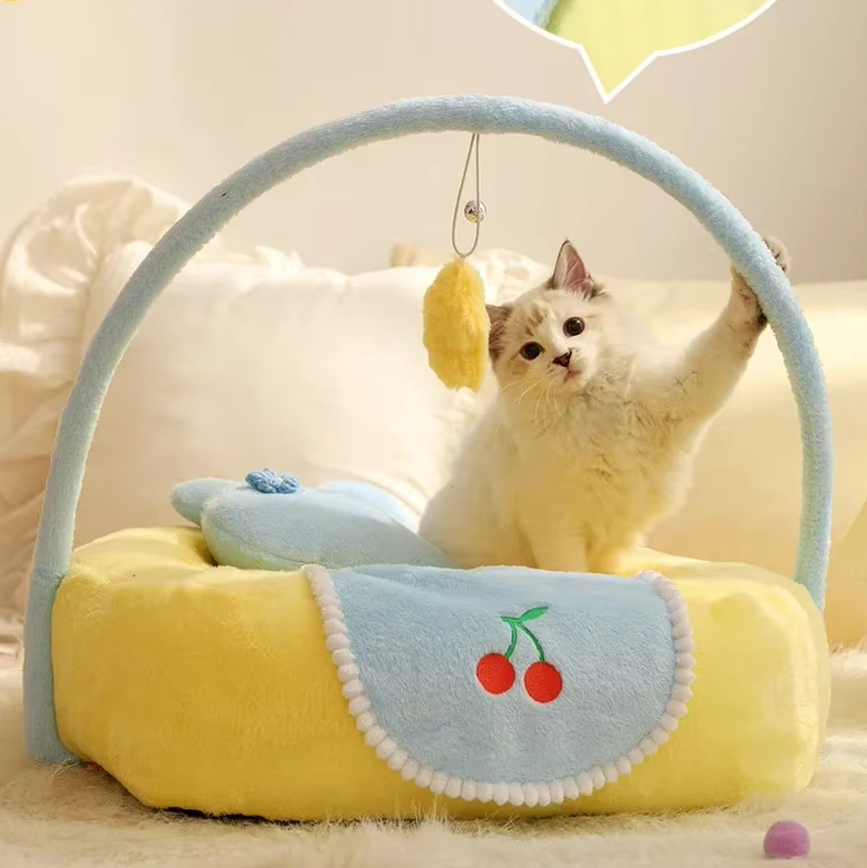 Cozy Duck Bed For Cats - Soft Pet Bed For Relaxation And Comfort