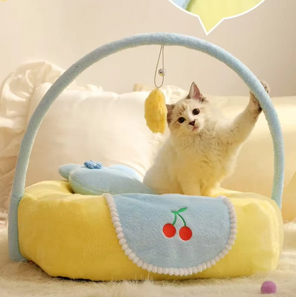 Cozy Duck Bed For Cats - Soft Pet Bed For Relaxation And Comfort