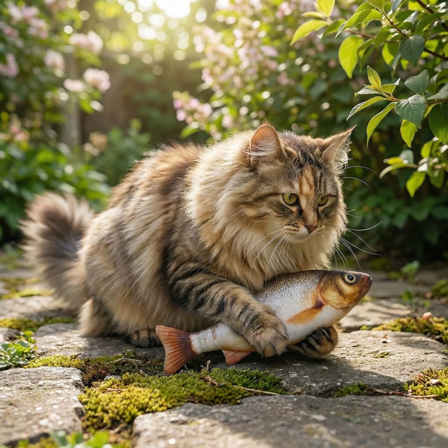 Interactive Wiggly Fish Cat Toy