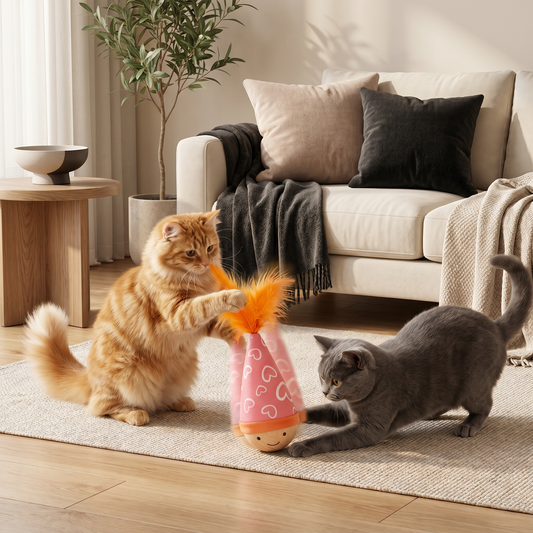 Bouncy Cat Toy – Durable Activity Toy to Reduce Boredom in Cats