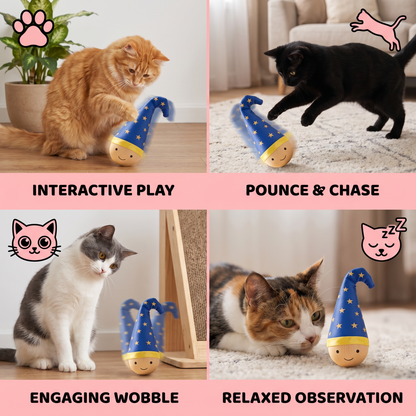 Bouncy Cat Toy – Durable Activity Toy to Reduce Boredom in Cats