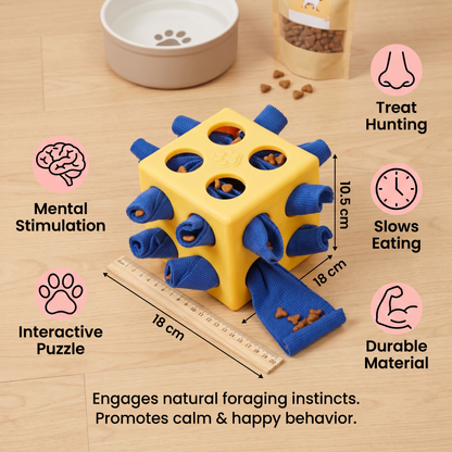 Snuffle Toy for Dogs – Durable Interactive Puzzle Toy for Mental Stimulation & Treat Hunting