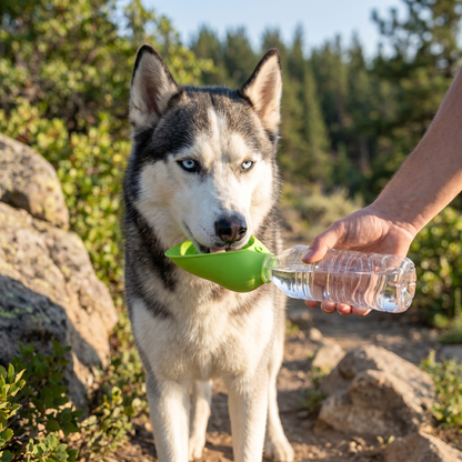 Silicone Dog Drinking Cap for Bottles
