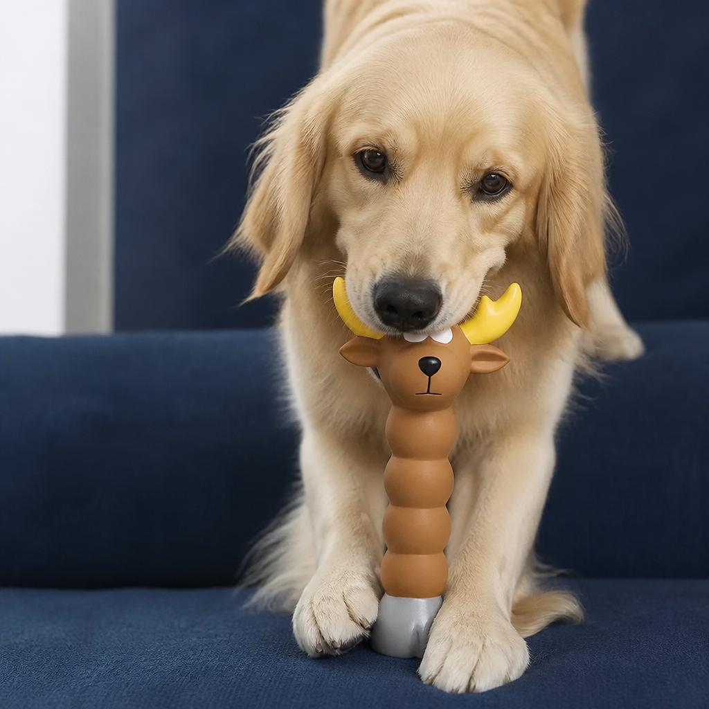 Flexible Animal-Shaped Dog Chew Toy