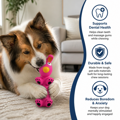 Flexible Animal-Shaped Dog Chew Toy