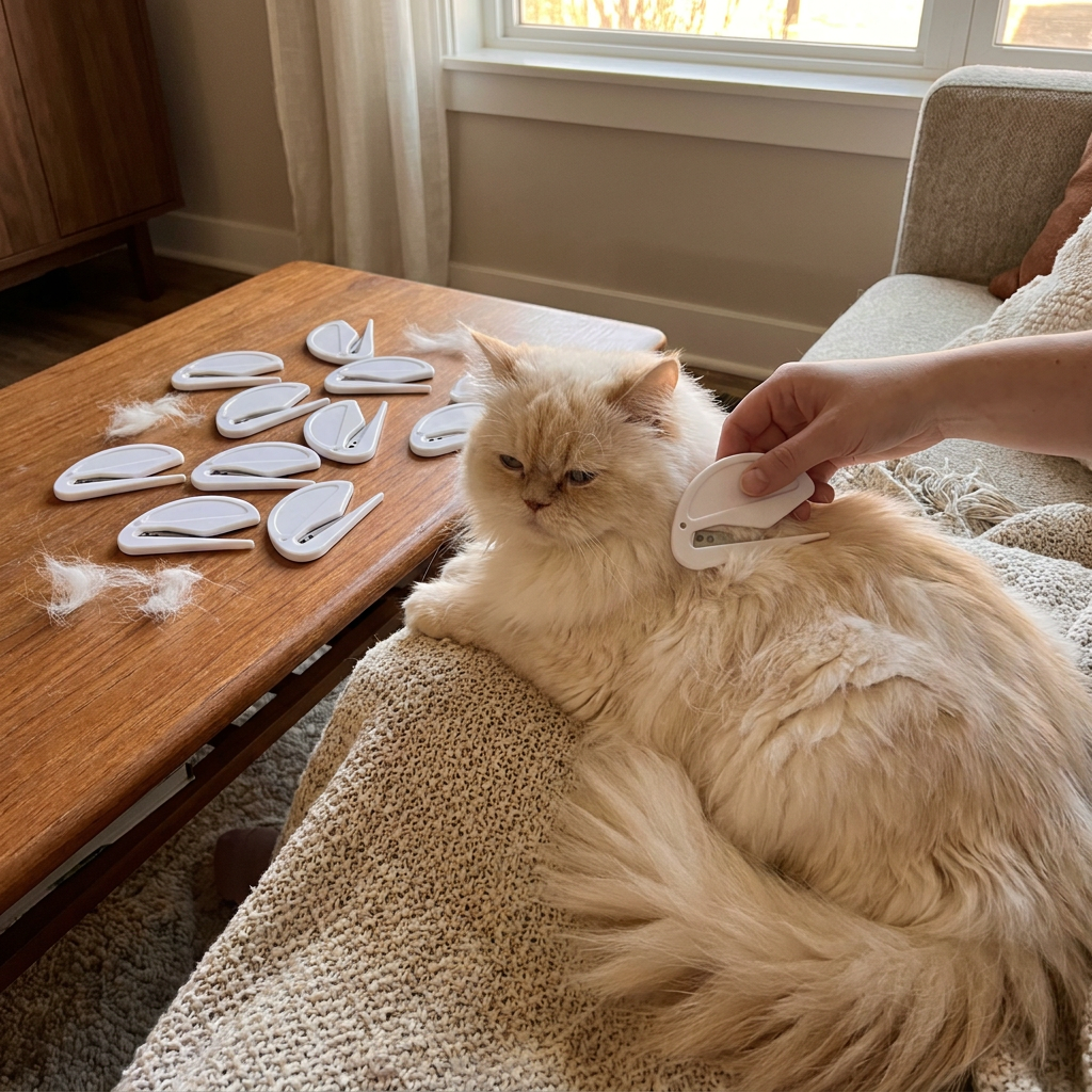 Pet Fur Detangler (10 Pieces) – Gentle Grooming & Effortless Knot Removal for Dogs & Cats