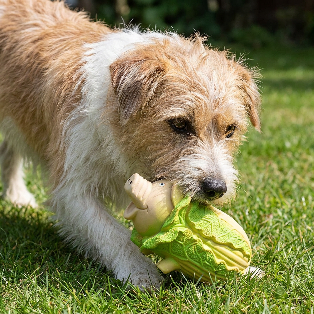 Durable Squeaky Latex Farm Animal Dog Toy