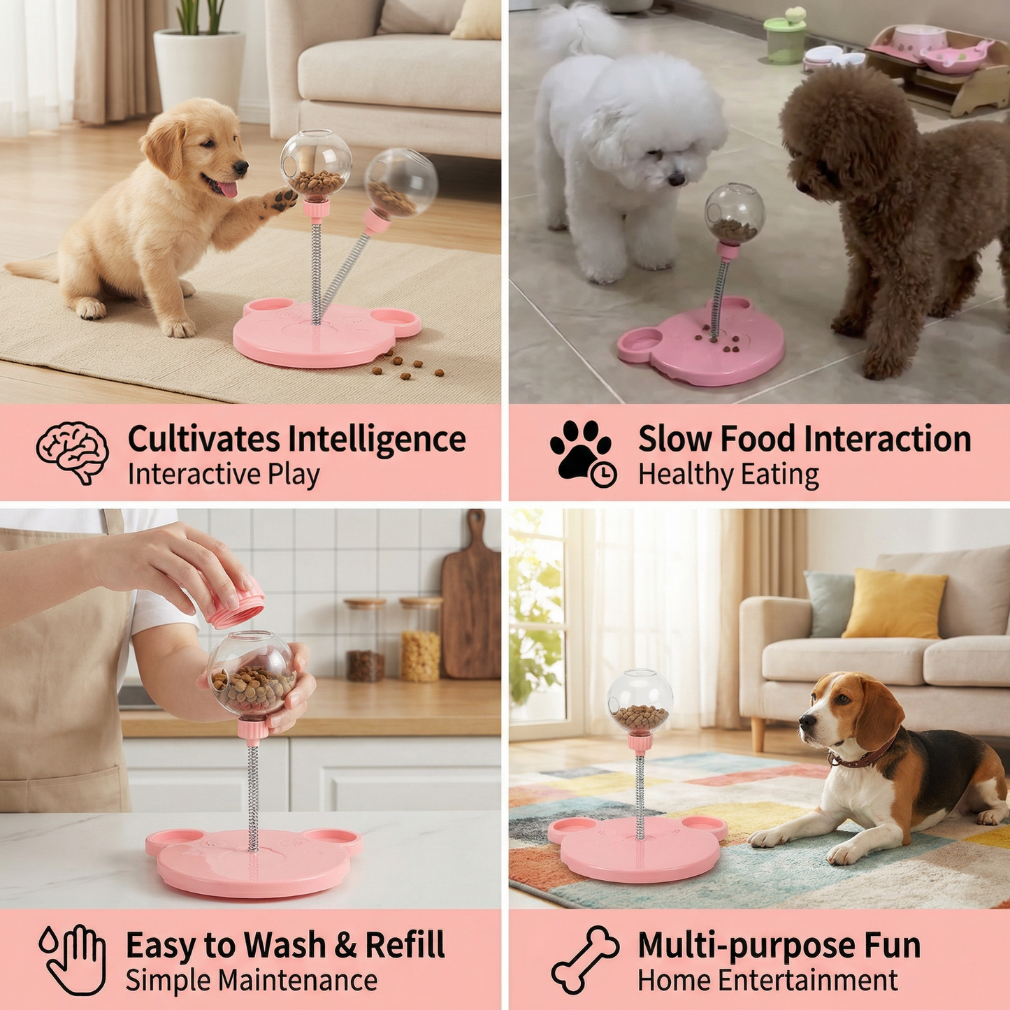 Wiggling Dog Treat Toy