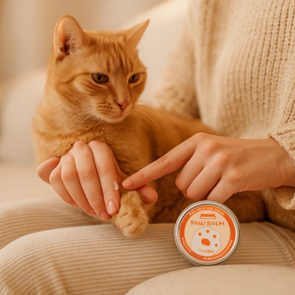 Paw care cream for cats