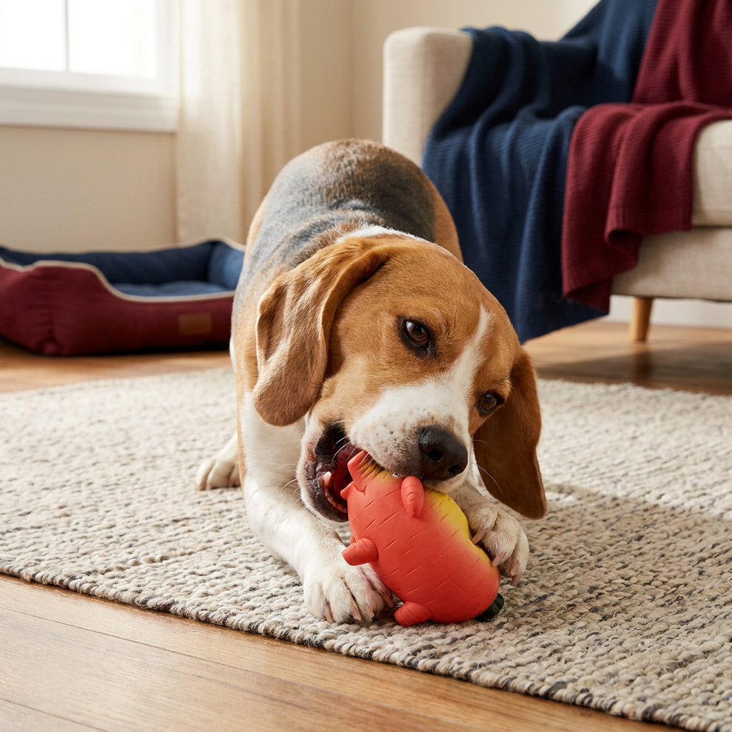 Durable Squeaky Latex Farm Animal Dog Toy