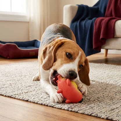 Durable Squeaky Latex Farm Animal Dog Toy