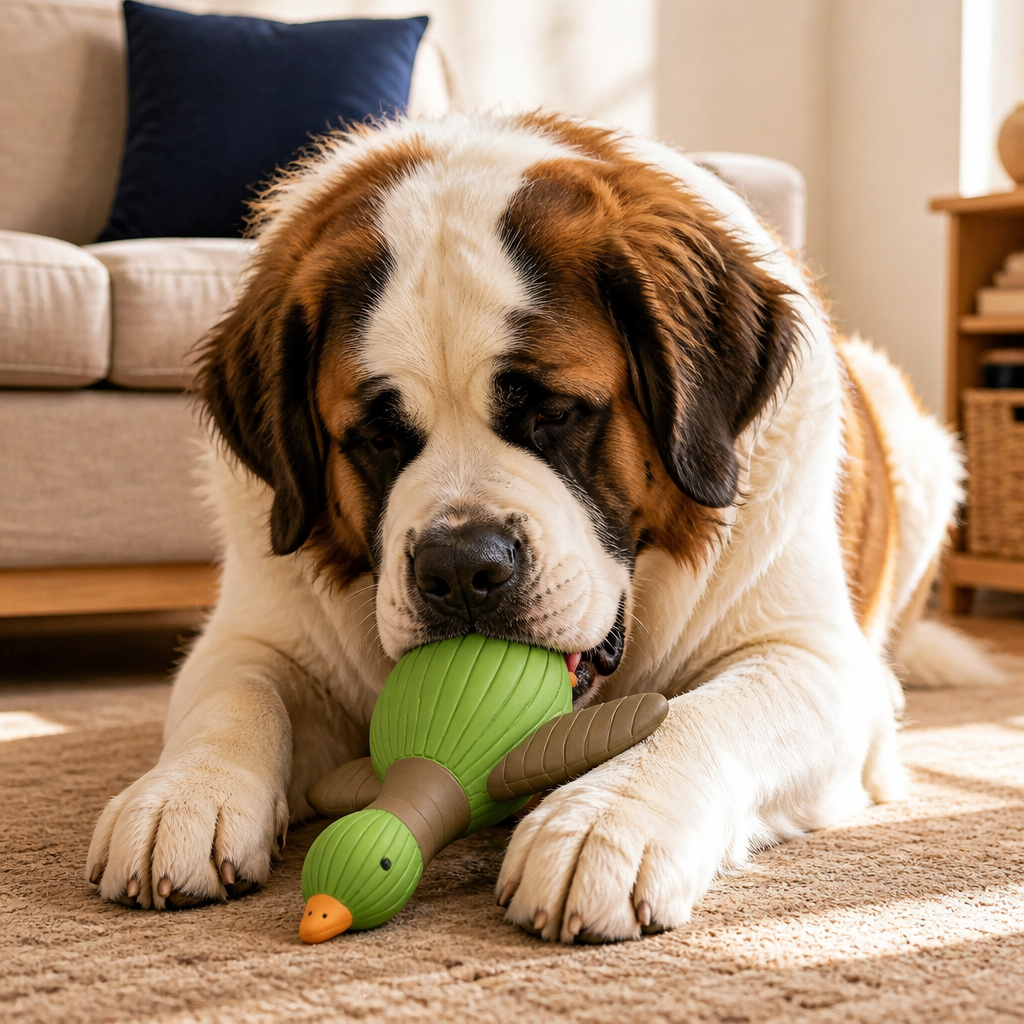 Interactive Chew & Squeak Animal Dog Toy