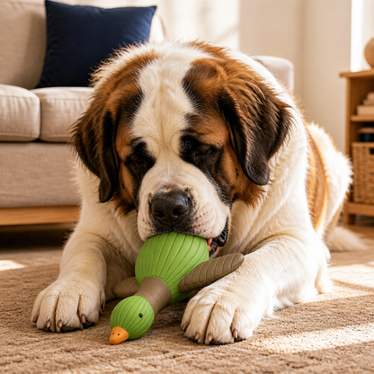 Interactive Chew & Squeak Animal Dog Toy