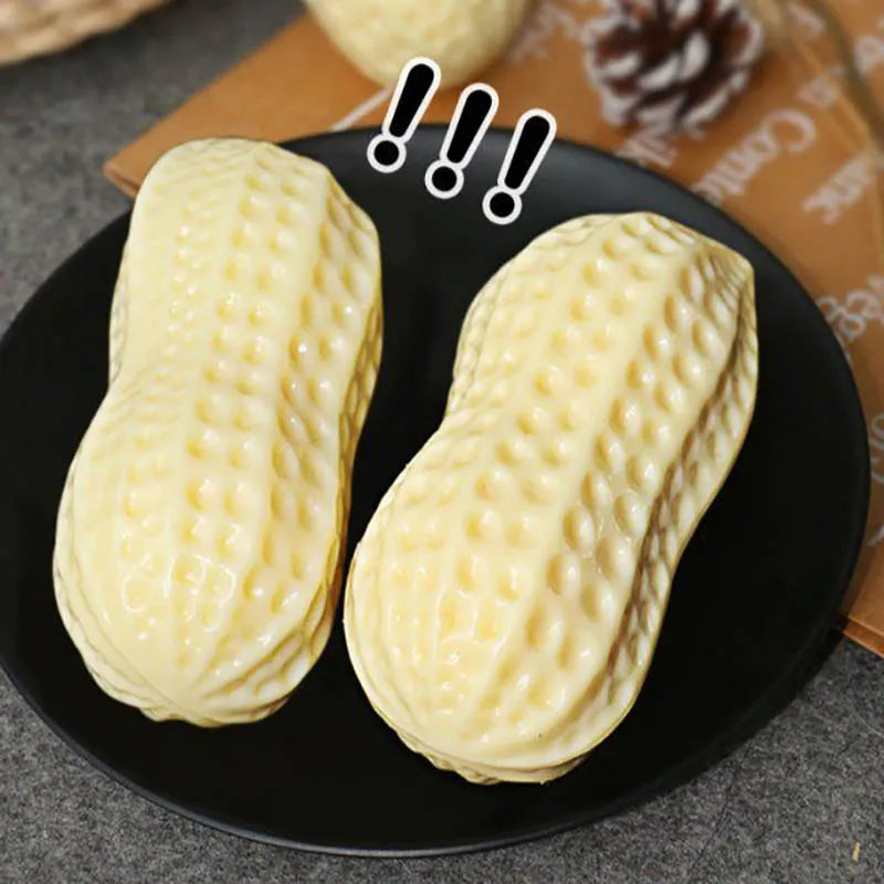 Peanut-shaped Dog Toy - Chew Toy With Sound Hole For Dogs