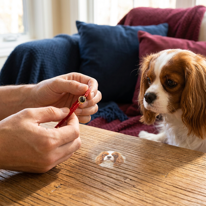 Personalized Pet Photo Projection Keepsake Bracelet