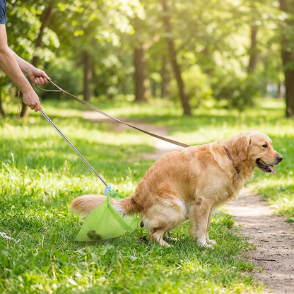 Portable Pet Waste Scoop with Extendable Handle for Easy Dog Walking Cleanup
