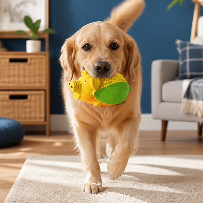 Durable Squeaky Latex Farm Animal Dog Toy