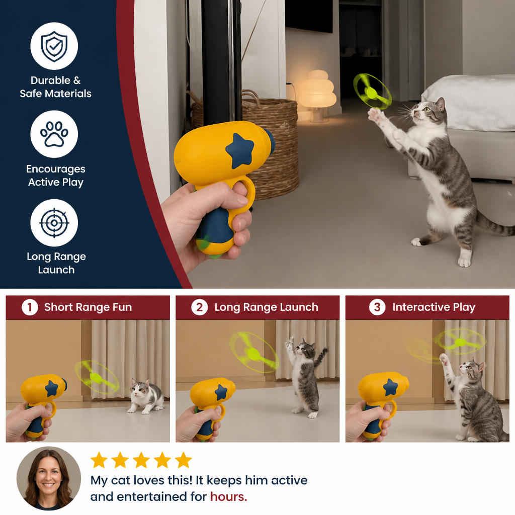 Pet Flying Disc Launcher