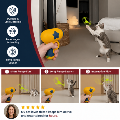 Pet Flying Disc Launcher