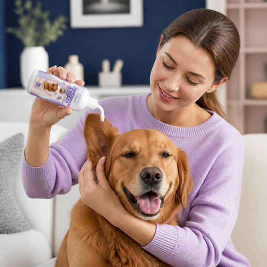 Gentle Pet Ear Cleaner – Odor-Free Formula for Dogs & Cats