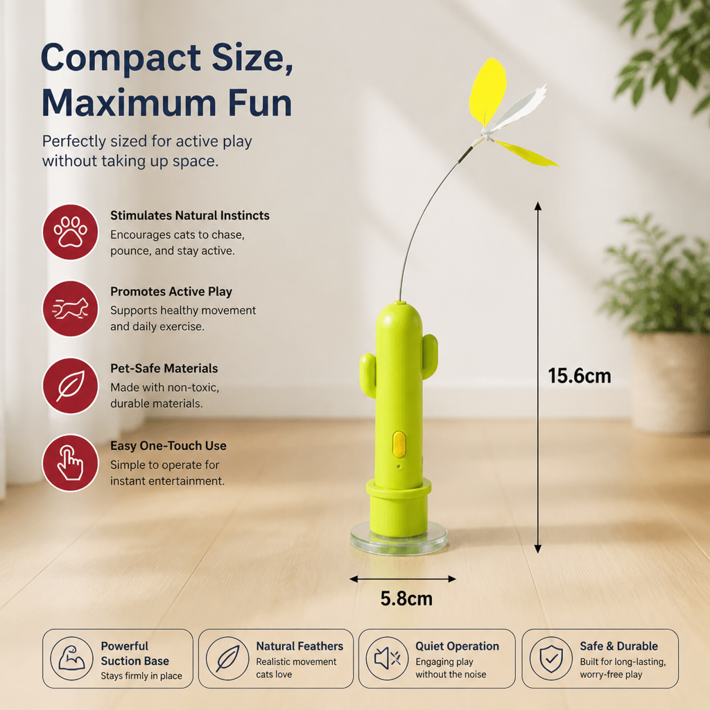 2in1 Automatic Butterfly & Laser Cat Toy