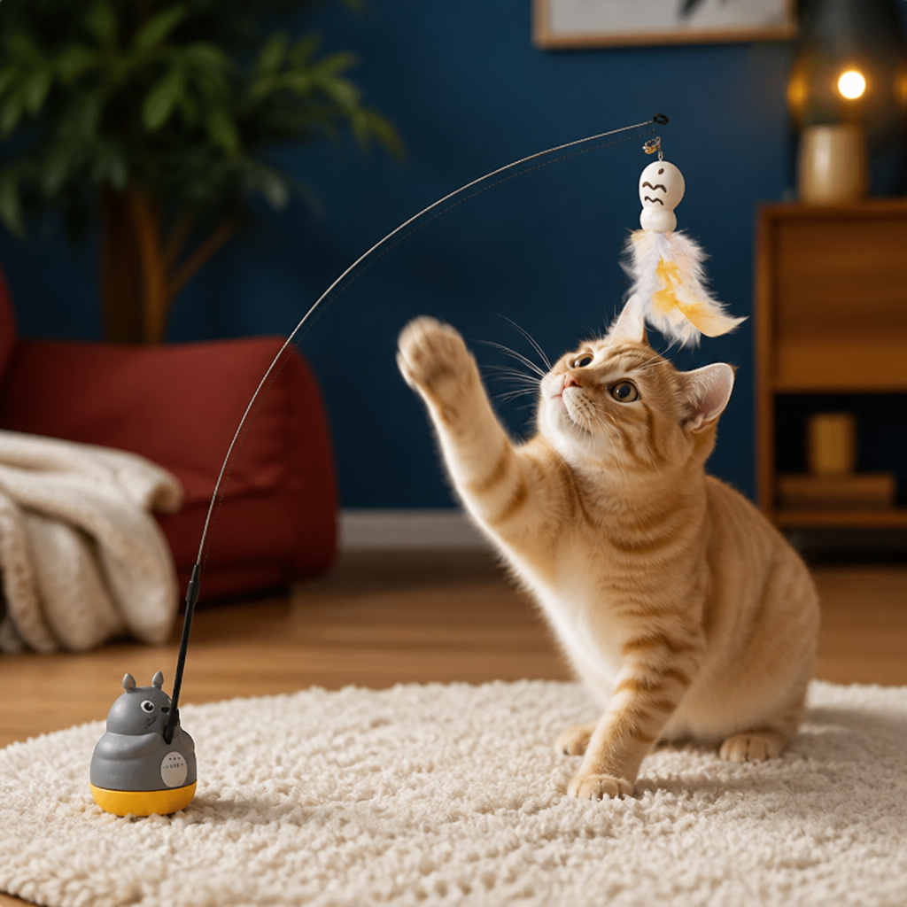 360° Interactive Self-Play Cat Teaser