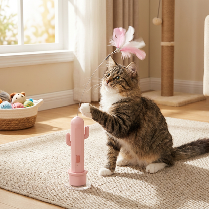 2in1 Automatic Butterfly & Laser Cat Toy