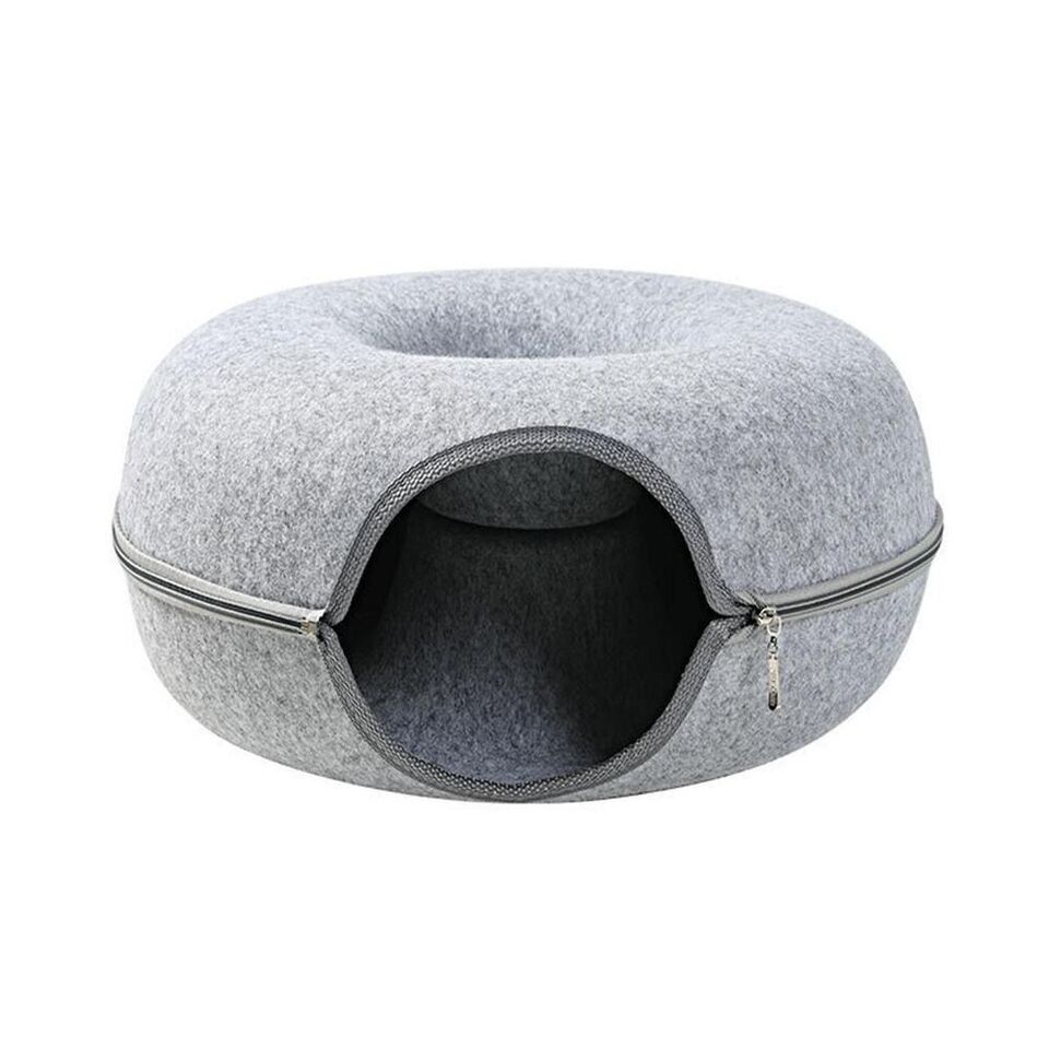 2in1 Donut Cat Bed And Cave