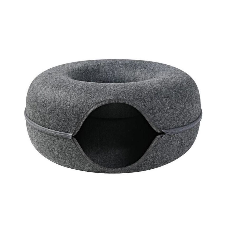2in1 Donut Cat Bed And Cave