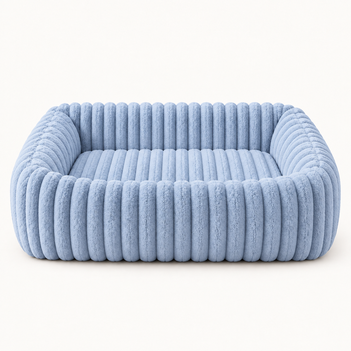 Personalized Fluffy Cloud Dog Bed with Soft Bolsters