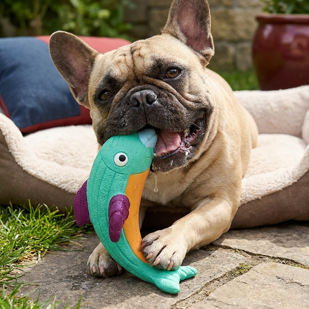 Interactive Chew & Squeak Animal Dog Toy